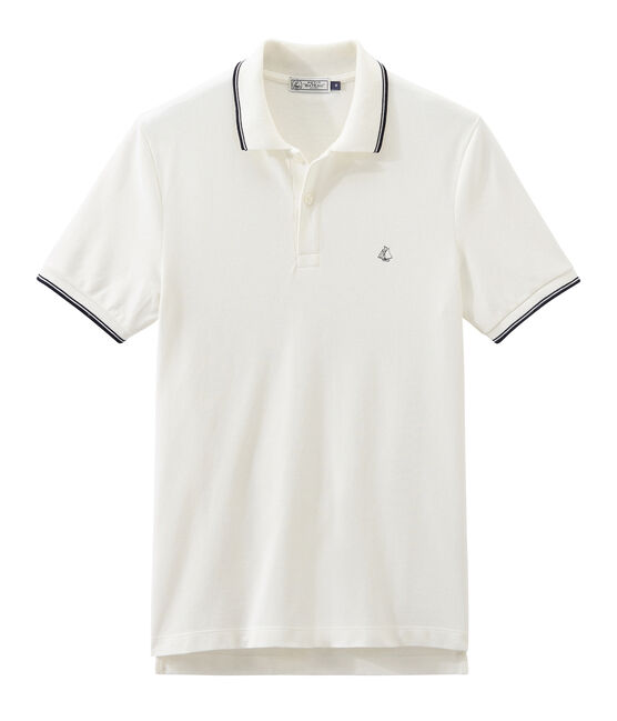 Polo maniche corte uomo bianco MARSHMALLOW