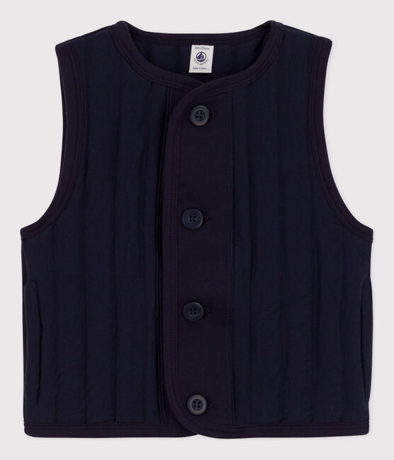 Gilet senza maniche in tubique bambino unisex blu SMOKING