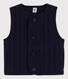Gilet senza maniche in tubique bambino unisex