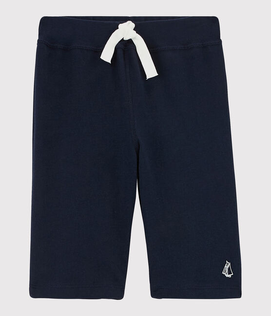 Bermuda in jersey medio bambino blu SMOKING