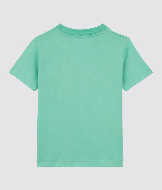 T-shirt maniche corte in jersey bambino verde ALOEVERA