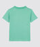 T-shirt maniche corte in jersey bambino verde ALOEVERA