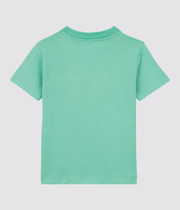 T-shirt maniche corte in jersey bambino verde