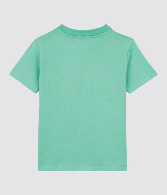 T-shirt maniche corte in jersey bambino verde ALOEVERA