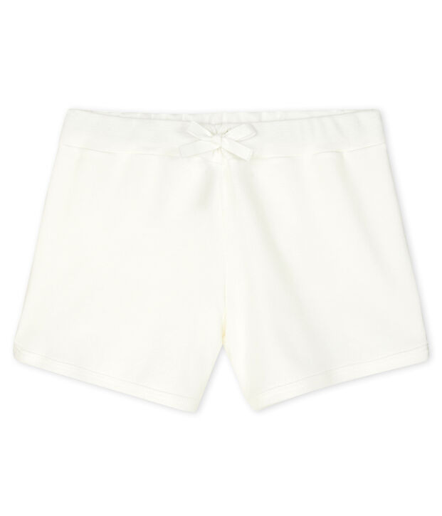 Short bambina bianco