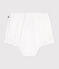 Pantaloncini da neonato in seersucker bianco ECUME