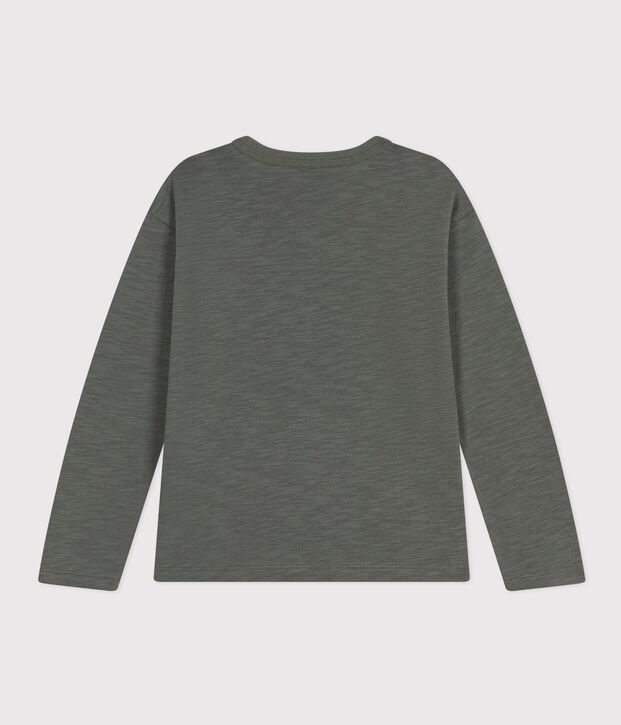 T-shirt a maniche lunghe in cotone bambino THUYA