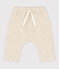 Pantalone bebè in velluto  di cotone beige MONTELIMAR CHINE