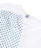 Pigiama ragazza a costine bianco MARSHMALLOW/blu CONTES
