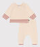 Completo 2 pezzi in maglia di cotone jacquard neonato AVALANCHE/ CORRIDA