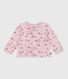 Cardigan in cotone con stampa a fiori neonato
