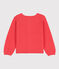 Cardigan in cotone bambina arancione JUPITER