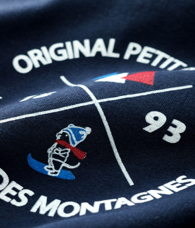 T-shirt beb&egrave; maschio blu