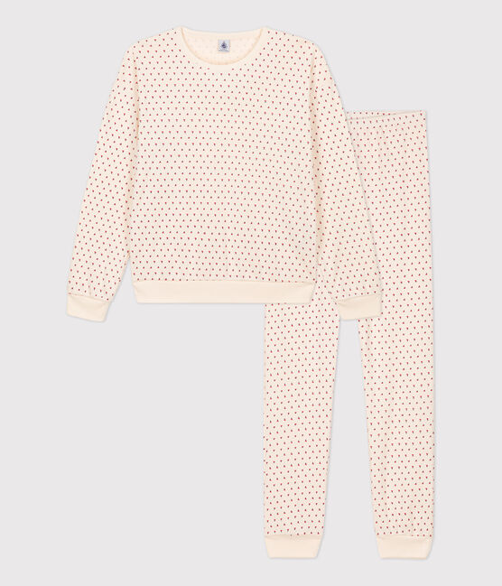 Pigiama donna in cotone bianco AVALANCHE/ MULTICO