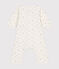Bodyjama senza piedini in cotone neonato bianco MARSHMALLOW/bianco MULTICO