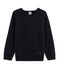 Pull in lana e cotone tricot da bambino blu SMOKING