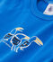 T-shirt a tinta unita bebè maschio blu DELFT