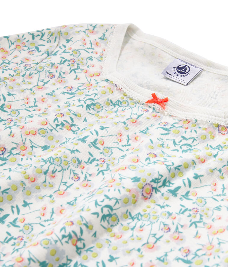 Pigiama corto e pigiama bambina a costine multicolore