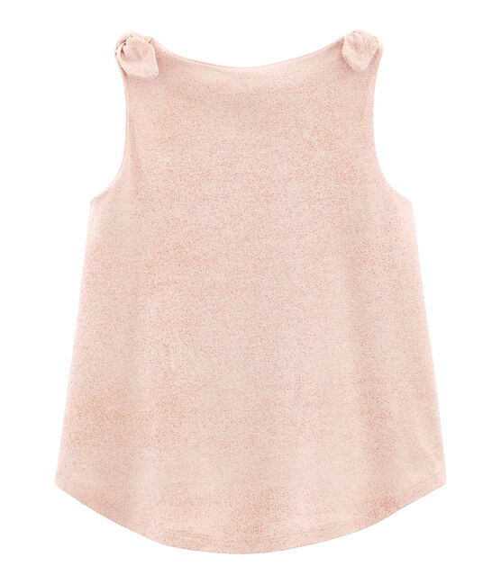 Canottiera bambina rosa PEARL/rosa COPPER