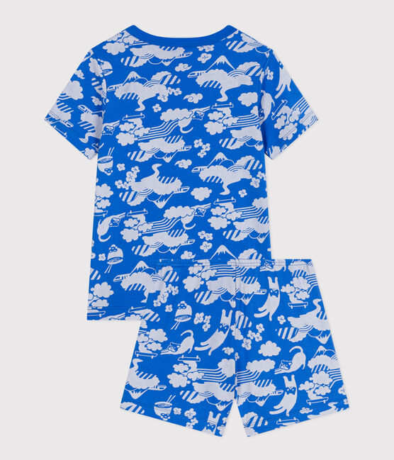 Pigiama short fantasia in cotone bambino FUJI/ MARSHMALLOW