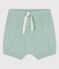 Shorts  bebè in spugna verde HERBIER