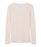 T-shirt maniche lunghe donna in cotone leggero rosa FLEUR