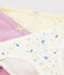 Confezione da 3 slip a fiori bambina in cotone e lino variante 1