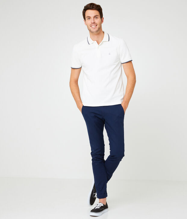 Polo maniche corte uomo bianco