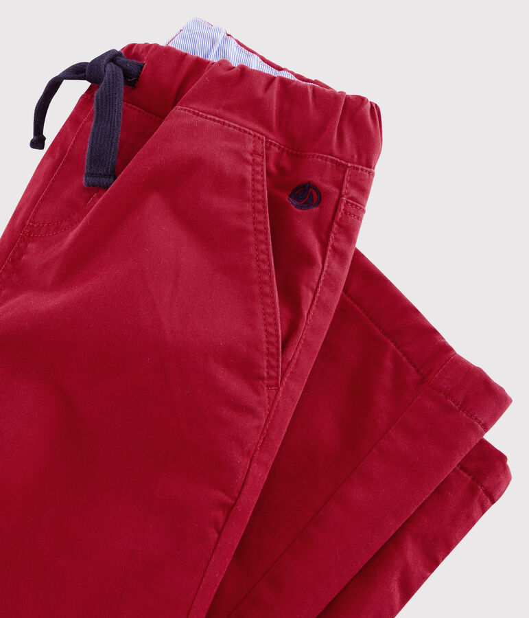 Pantaloni caldi bambino rosso