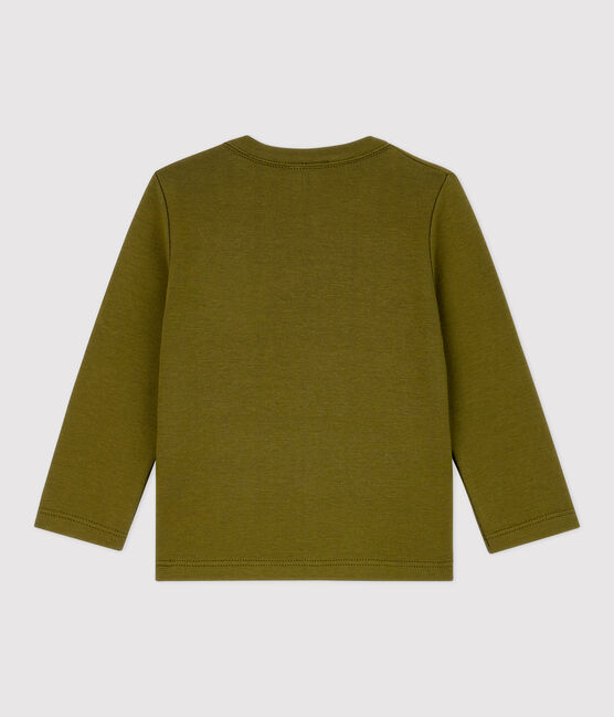 T-shirt in cotone bebè verde MILITARY