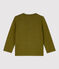 T-shirt in cotone bebè verde MILITARY