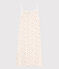 Camicia da notte orangettes donna in cotone bianco MARSHMALLOW/bianco MULTICO
