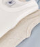 Set da 3 body senza maniche in cotone tinta unita neonato variante 1