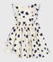 Abito senza maniche in cotone bambina blu MILK/ SOIR