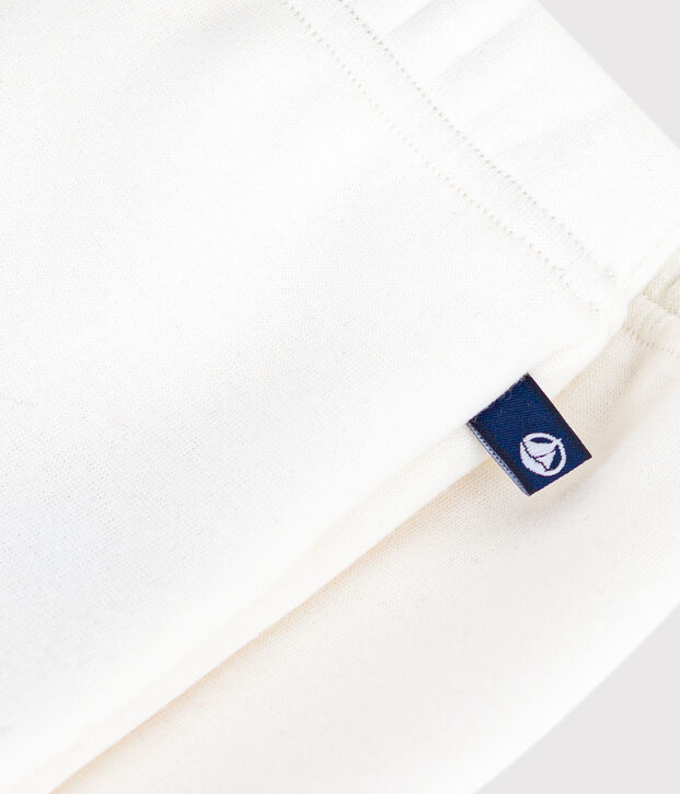 Pantaloni in cotone tinta unita neonato MILK