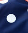 Costume intero ecoresponsabile bebè blu MEDIEVAL/bianco MARSHMALLOW