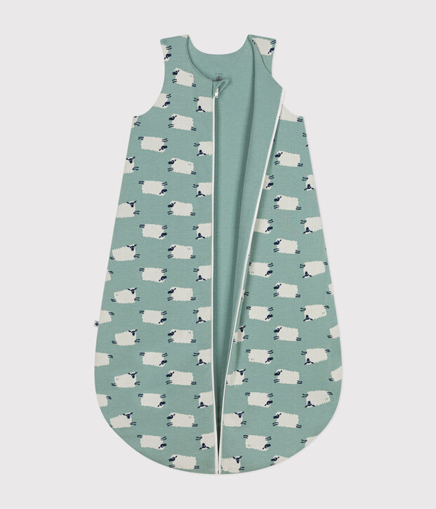 Sacco nanna in cotone neonato TOG 2,5 verde/multicolore