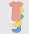 Confezione da 5 body a righe manica corta in cotone variante 1