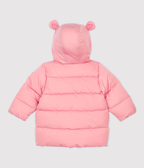 Piumino in poliestere bebè. rosa CHARME