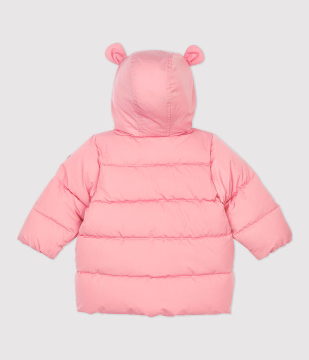 Piumino in poliestere beb&egrave;. rosa