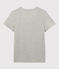 T-shirt LE DROIT in cotone con scollo a V Donna grigio BELUGA CHINE
