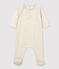 Tutina pigiama bebè in cotone biologico beige MONTELIMAR CHINE
