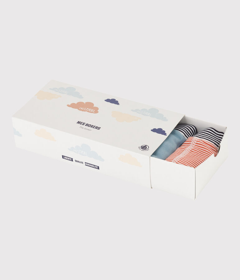 Confezione da 5 boxer in cotone bambino multicolore