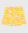 Shorts da bagno con stampa di squalo neonato giallo ORGE/bianco MARSHMALLOW