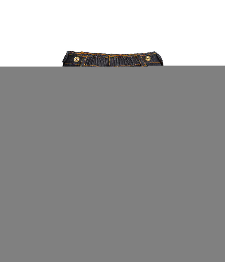 Pantaloni beb&eacute; bambina in denim blu Jean