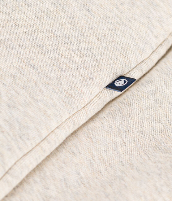 Tutina lunga imbottita con cappuccio in cotone neonato beige MONTELIMAR CHINE