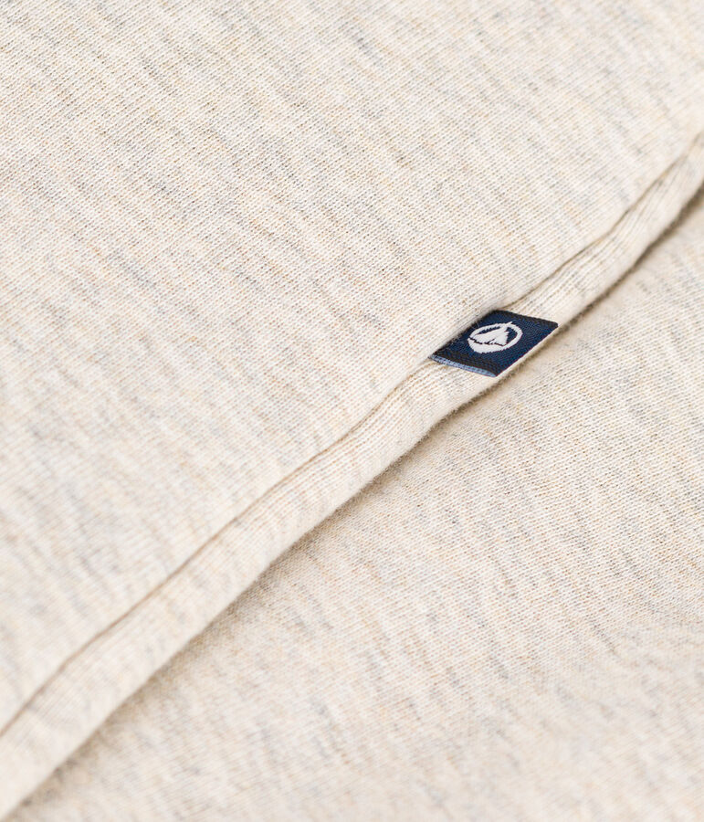 Tutina lunga imbottita con cappuccio in cotone neonato beige MONTELIMAR CHINE