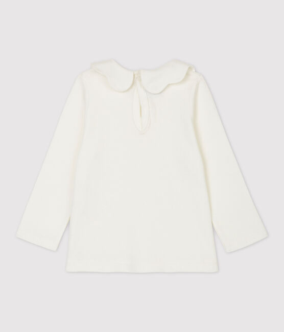 Blusa per bebè in cotone bianco MARSHMALLOW