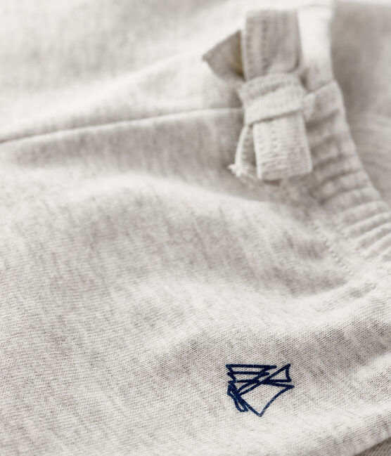 Pantalone bebè maschio in maglia grigio BELUGA CHINE