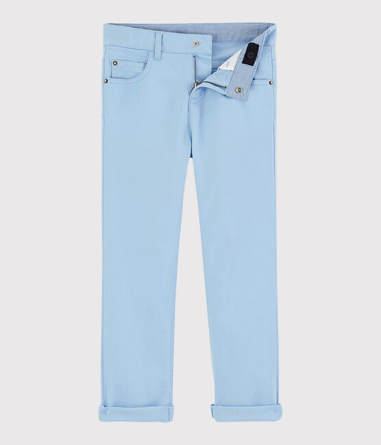 Pantaloni in serge bambino blu JASMIN